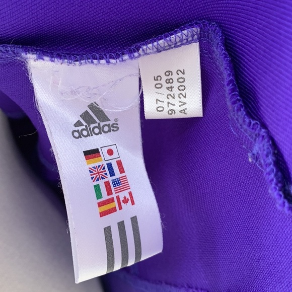 Adidas Climalite Purple Mock Neck Zip Up Training Jacket - Picture 11 of 11